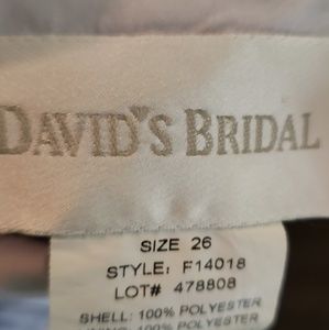 Short bridal dress